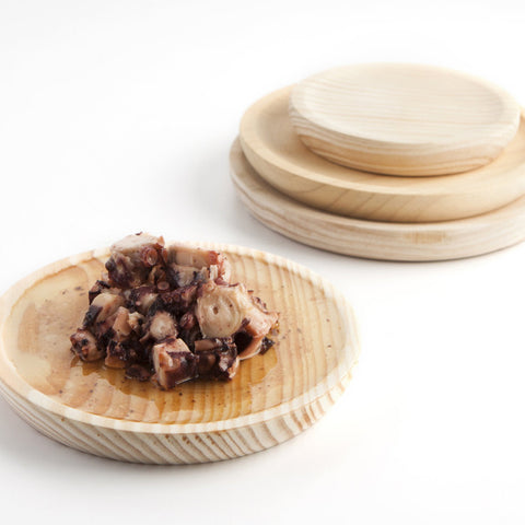Wooden Plate for Spanish Octopus Dish|Plato para Pulpo a la Gallega