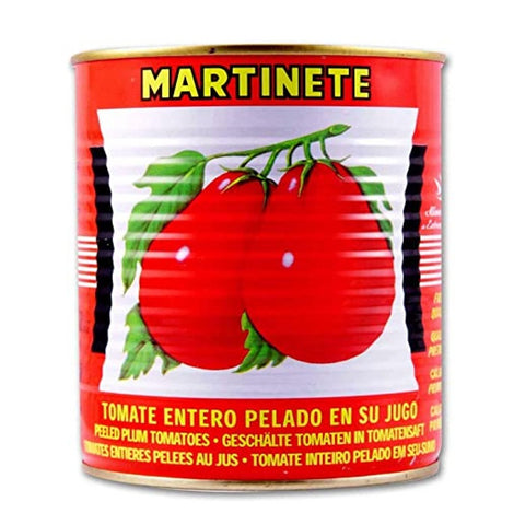 Whole Peeled Tomato MARTINETE |Tomate Entero Pelado MARTINETE