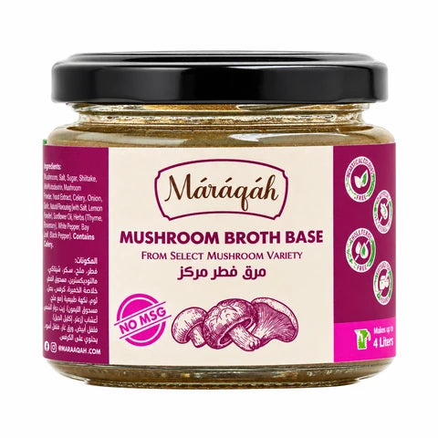Mushroom Broth Base Maraqah 150g Glass Jar