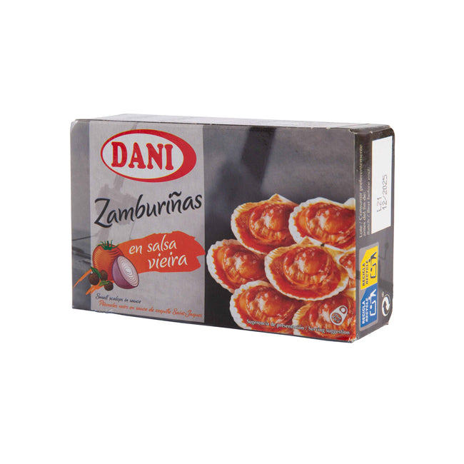 Small Scallops in Sauce DANI 106g | Zamburiñas en Salsa Viera DANI 106g
