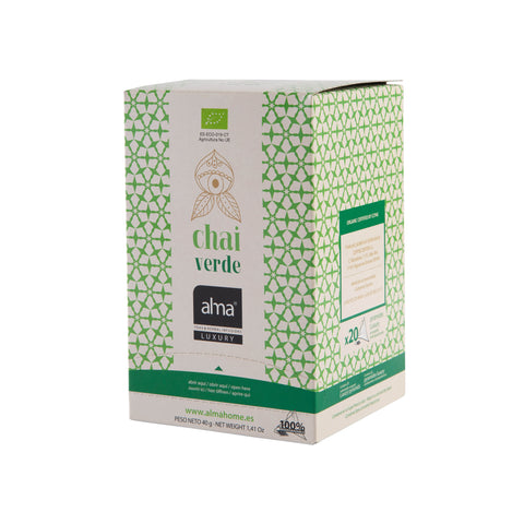 Tea Green Chai Eco Alma 40 g Box|Chai Verde Eco