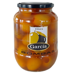 Gordal Pitted Olives Spicy "Bombas"  Garcia | Aceituna Gordal Sin Hueso Picante "Bombas" Garcia