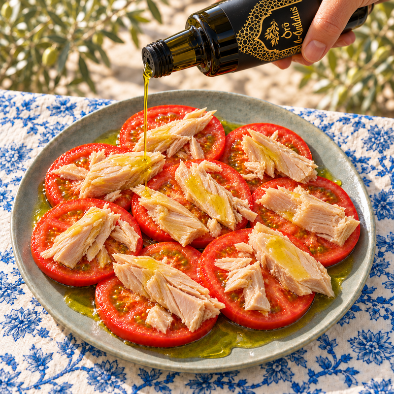 Fresh Tomato Salad with White tuna - La despensa