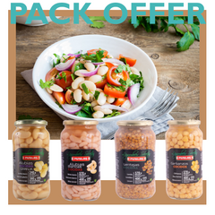 Cooked Legumes Pack Offer |Legumbres Cocidas Surtido Offerta