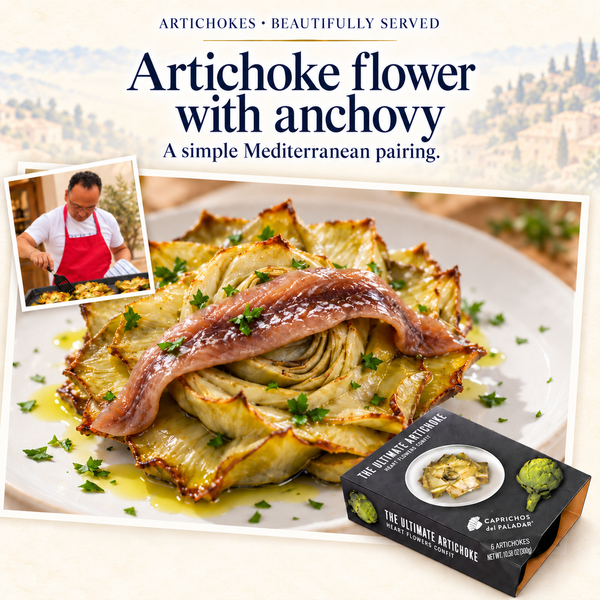Artichokes, beautifully served | Alcachofas para sorprender - La despensa