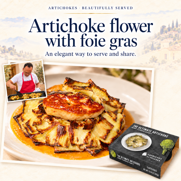 Artichokes, beautifully served | Alcachofas para sorprender - La despensa