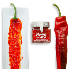 Organic  Sweet Pepper Jam Extra Lorusso 305 Glass Jar | Mermelada de Pimiento Rojo Ecologica Extra Lorusso 305g