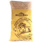Round Paella Rice Extra Molino Roca 1kg Plastic Bag