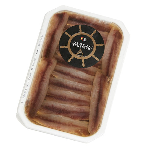 Salted Sardine Fillets in Olive Oil (Anchodina) 9/11 pcs Olmeda 120g Blister