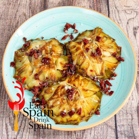 Artichoke Flower Confit in EVOO Frozen 20pc x 65g | Flor de Alcachofa Confitada con AOVE Congelada 20pc x 65g
