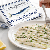 White Anchovies in Vinegar Casa Santona 100g (8-10 Fillets) | Boquerones en Vinagre Casa Santona 100g (8-10 Fillets)