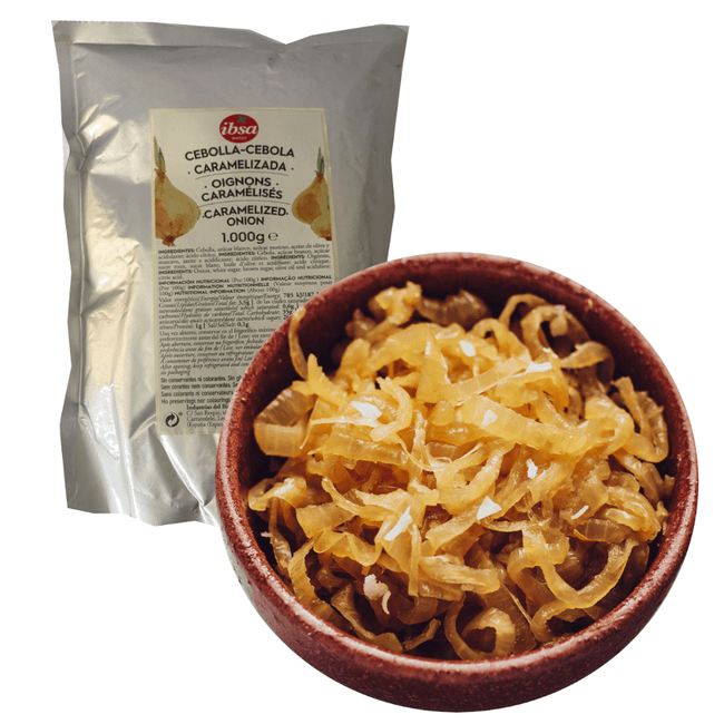 Caramelized Onion Ibsa Bierzo 1Kg Doypack  | Cebolla Caramelizada  Ibsa Bierzo 1Kg Doypack