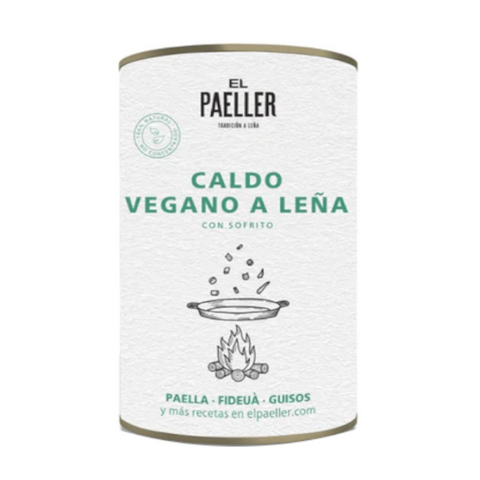 Cooking Firewood Broth for Vegan Paella|Caldo Vegano a Leña