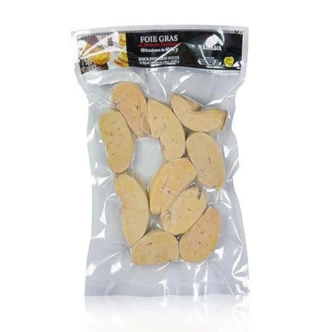 Frozen Malvasia Halal Duck Foie Gras Slices 500g | Foie Gras de Pato Halal Malvasía Congelado en Lonchas 500g