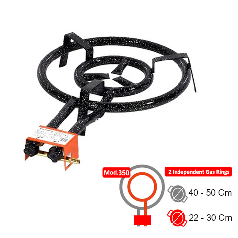 Gas Burner for Paella Pan Mod. 350 (22 cm - 50 cm)|Difusor de Gas para Paellas Mod. 350 (22 cm - 50 cm)