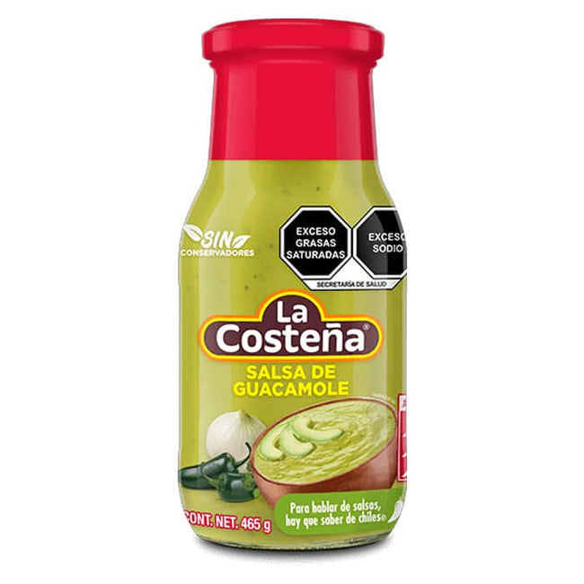 Guacamole Sauce La Costena 250g Glass Jar | Salsa Guacamole La Costeña Tarro Cristal 250g