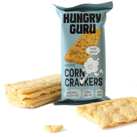 Corn Crakers Hungry Guru 100% Natural | Snack de Maiz Hungry Guru 100% Natural