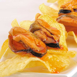 Spicy Mussels with Garlic and Chili 16-20 La brujula 110g | Mejillones Picantes con Ajo y Guindilla 16-20 La Brújula 110 g