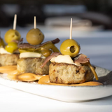 Frozen Mini Artichoke Burger 45 Pc. x 35g Caprichos | Hamburgusea de Alcachofa Congelada 45 Pc. x 35g Caprichos - La despensa