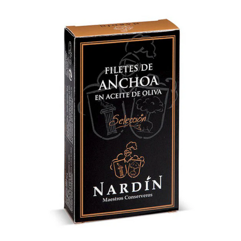 Cantabric Sea Anchovies in Olive Oil 100g  - Nardin | Anchoas del Cantábrico en aceite de oliva 100g - Nardin