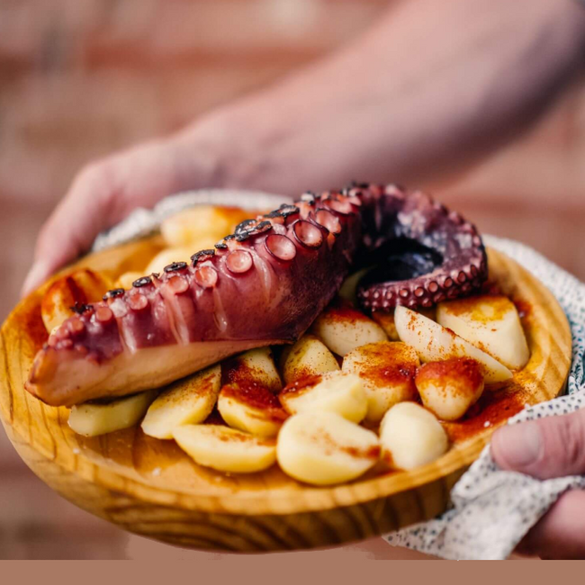 Frozen Cooked Octopus Tentacle Large