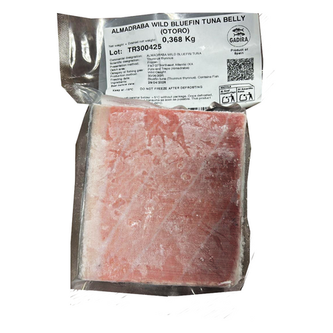 Almadraba Wild Blue Fin Tuna Belly (Otoro)  Super Frozen Spain Approx. 350g | Ventresca de Atun Rojo Salvaje de Almadraba ( Otoro ) Super Frozen Spain Approx. 350g