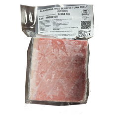 Almadraba Wild Blue Fin Tuna Belly (Otoro)  Super Frozen Spain Approx. 350g | Ventresca de Atun Rojo Salvaje de Almadraba ( Otoro ) Super Frozen Spain Approx. 350g