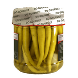 Green Chili Peppers Piparras in Vinegar Do Gourmet 300g Glass Jar | Piparras Vascas Picantes en Vinagre Do Gourmet 300g Glass Jar