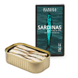 Serdinillas en Aceite de Oliva  Olmeda 16-20 115g Tin | Small Sardines in Olive Oil Olmeda 16-20 115g Tin
