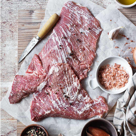 Iberian Flank Secreto Blazquez Frozen Filleted 3 pc| Secreto Ibérico Blazquez  Congelado 3 filetes.