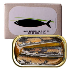 Small Mackerel in Extra Virgin Olive Oil JOSE Gourmet 120g Tin | Small Mackerel in Extra Virgin Olive Oil JOSE Gourmet 120g Tin