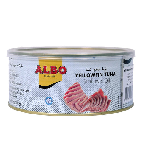 Yellowfin Tuna in Sunflower Oil Albo|Atun Claro en Aceite de Girasol Albo