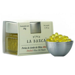 Smoked Olive Oil Pearls Finca La Barca|Perlas de Aceite Ahumado Finca La Barca