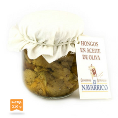 Wild Mushrooms in Olive Oil El Navarrico|Hongos en Aceite de Oliva El Navarrico