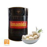 55#0661 La despensa White Garlic in Extra Virgin Olive Oil Can 4 kg - -Amanida