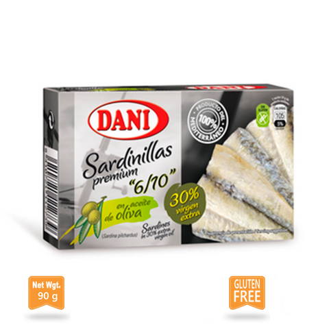 Small Sardines in Olive Oil DANI|Sardinillas en Aceite de Oliva DANI