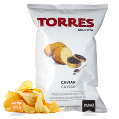 Torres Potato chips Caviar|Patatas Fritas Torres con Caviar