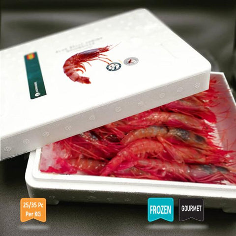 Wild Mediterranean Red Shrimp (20/30 pc/kg -Spain)|Gamba Roja del Mediterráneo (20/30 ud/kg- España)