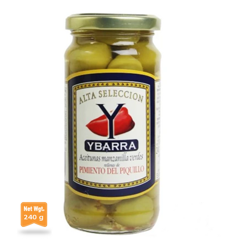 Olives Stuffed with Piquillo Pepper Ybarra|Aceitunas Rellenas de Pimiento Piquillo Ybarra
