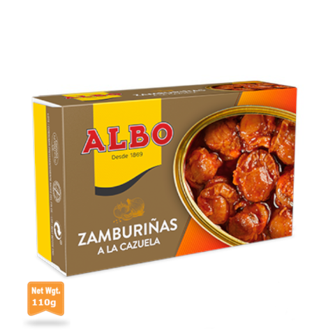 Queen Scalops in Sauce ALBO|Zamburiñas a la Cazuela ALBO