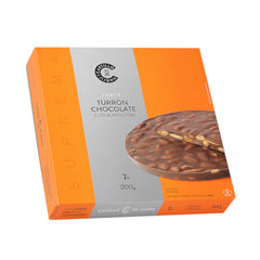 Chocolate Almond Nougat Castillo Jijona|Turron de Almendra con Cholocolate Castillo Jijona